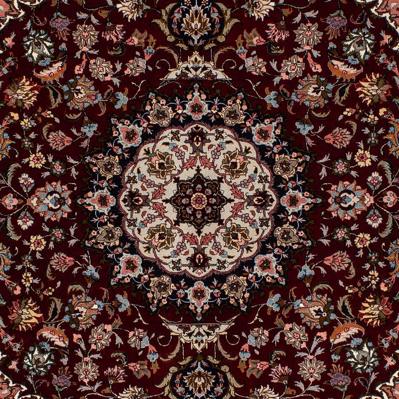Tappeto Persero - Tabriz - Reale - 214 x 153 cm - rosso scuro