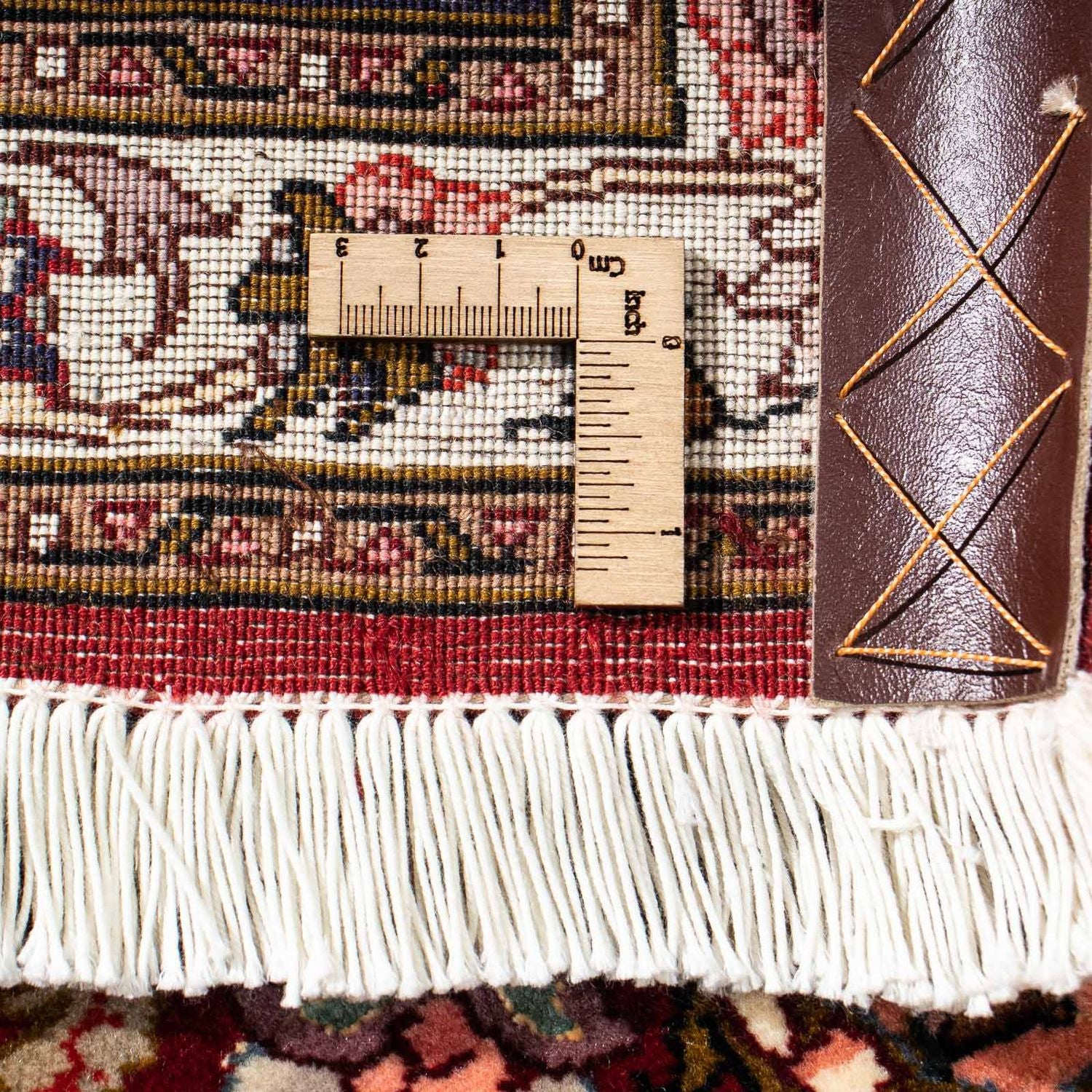 Tappeto Persero - Tabriz - Reale - 214 x 153 cm - rosso scuro