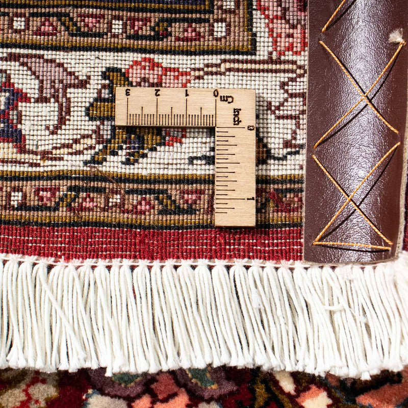 Tappeto Persero - Tabriz - Reale - 214 x 153 cm - rosso scuro