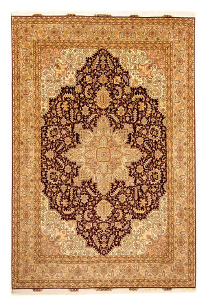 Tappeto Persero - Tabriz - Reale - 346 x 245 cm - marrone chiaro