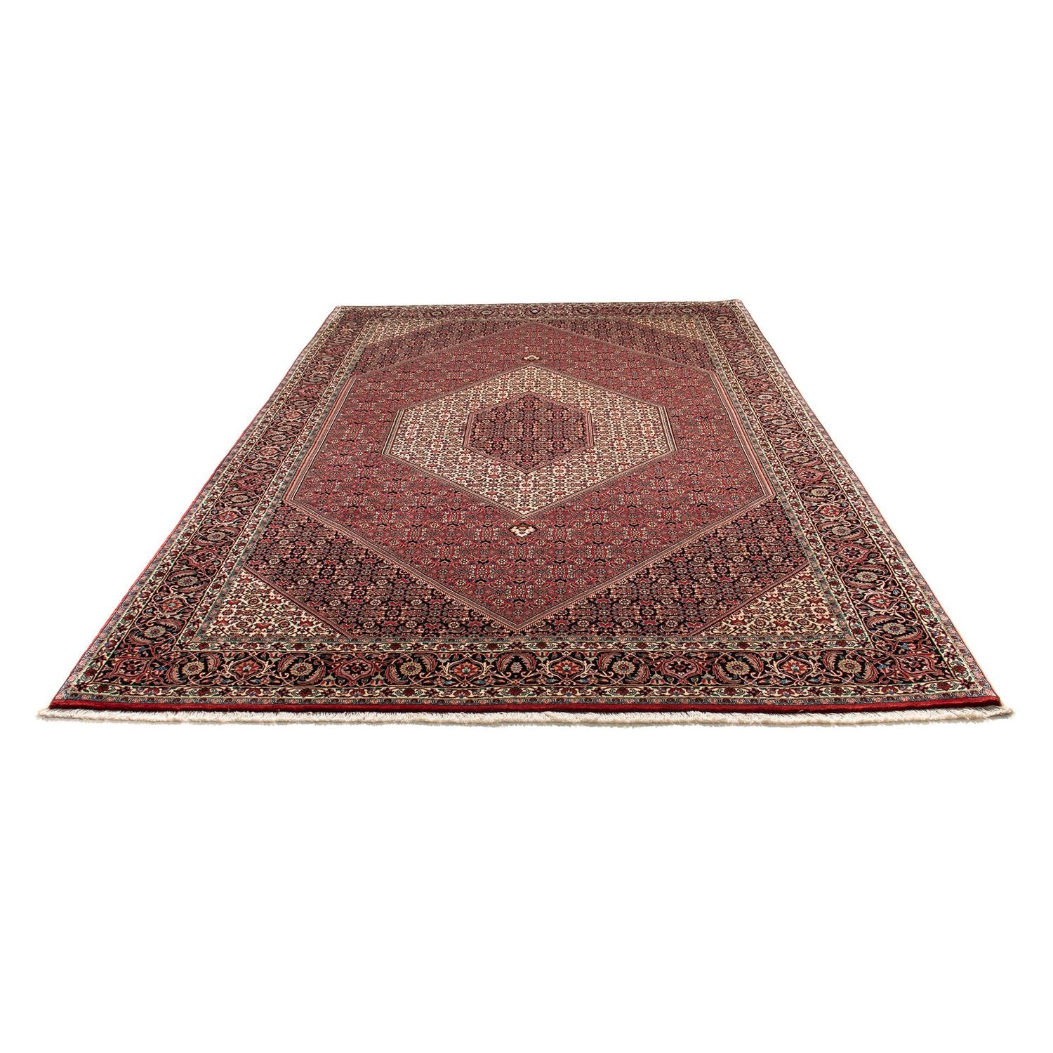 Tappeto Persero - Bidjar - 305 x 203 cm - rosso scuro