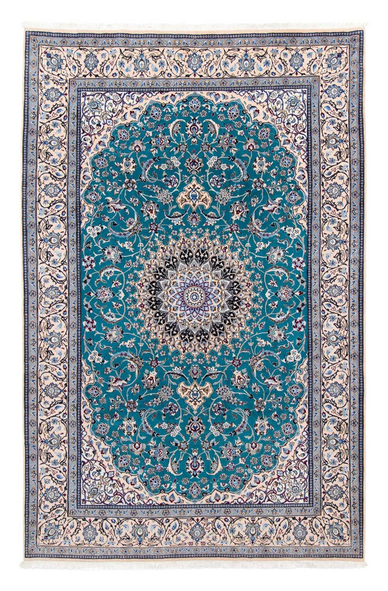 Tappeto Persero - Nain - Premio - 305 x 201 cm - blu mare