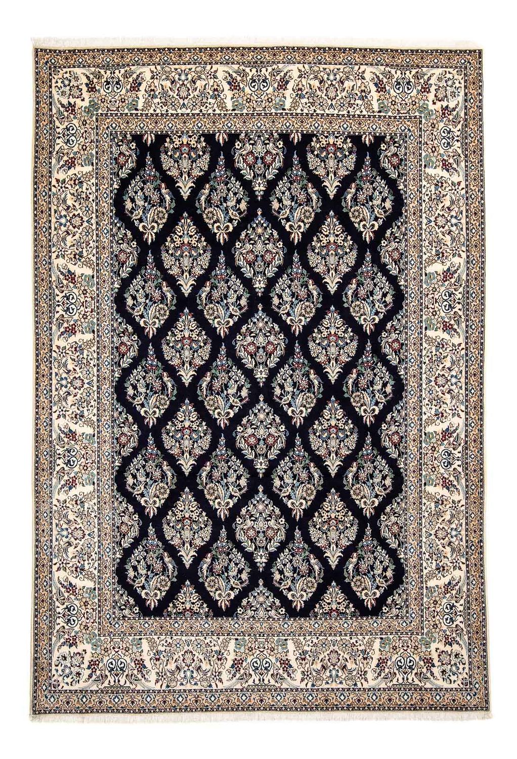 Tappeto Persero - Nain - Premio - 300 x 207 cm - blu scuro