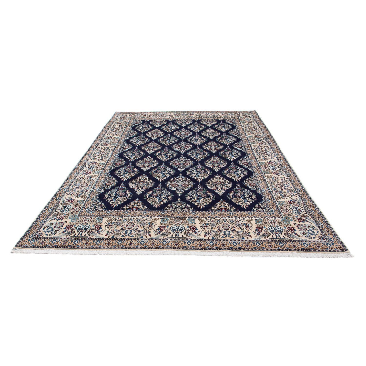 Tappeto Persero - Nain - Premio - 300 x 207 cm - blu scuro