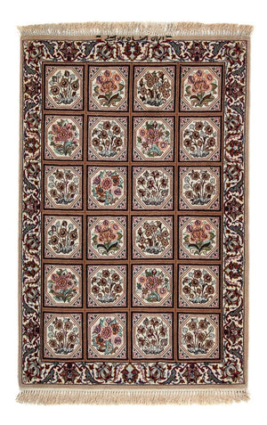 Tappeto Persero - Isfahan - Premio - 103 x 70 cm - marrone chiaro