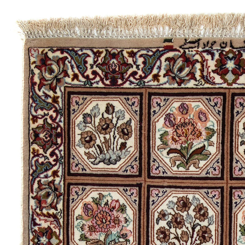 Tappeto Persero - Isfahan - Premio - 103 x 70 cm - marrone chiaro