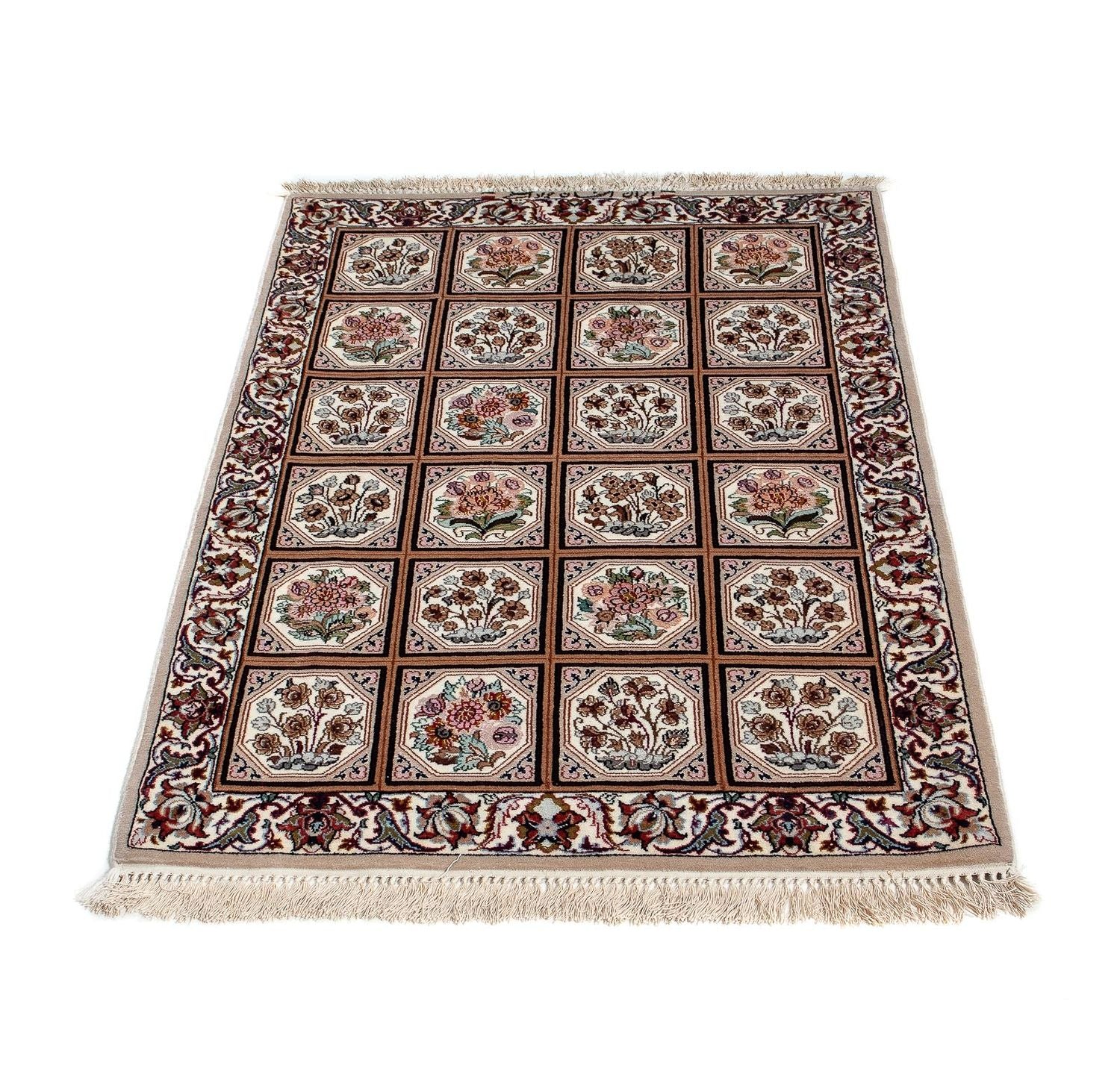 Tappeto Persero - Isfahan - Premio - 103 x 70 cm - marrone chiaro