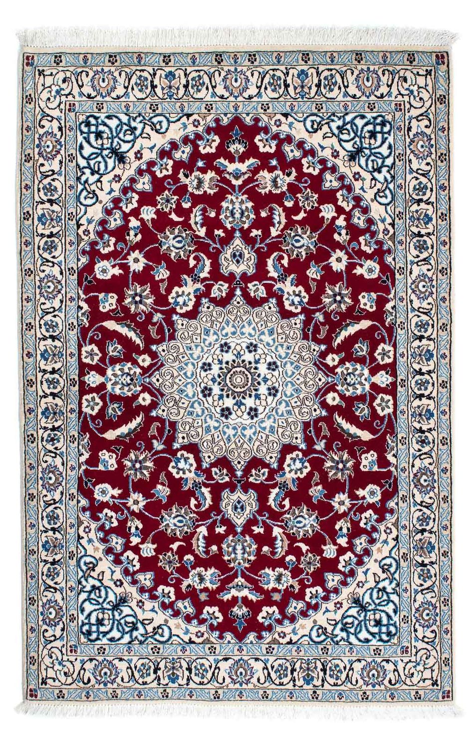 Tappeto Persero - Nain - Reale - 175 x 112 cm - rosso scuro