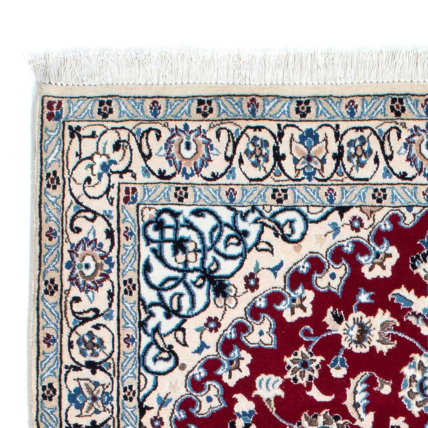 Tappeto Persero - Nain - Reale - 175 x 112 cm - rosso scuro