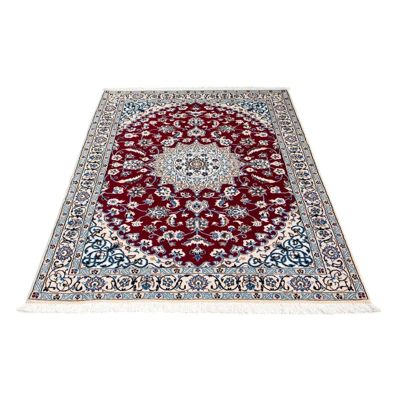Tappeto Persero - Nain - Reale - 175 x 112 cm - rosso scuro