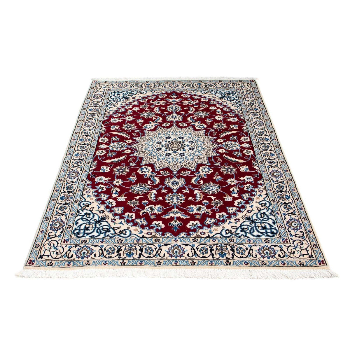 Tappeto Persero - Nain - Reale - 175 x 112 cm - rosso scuro