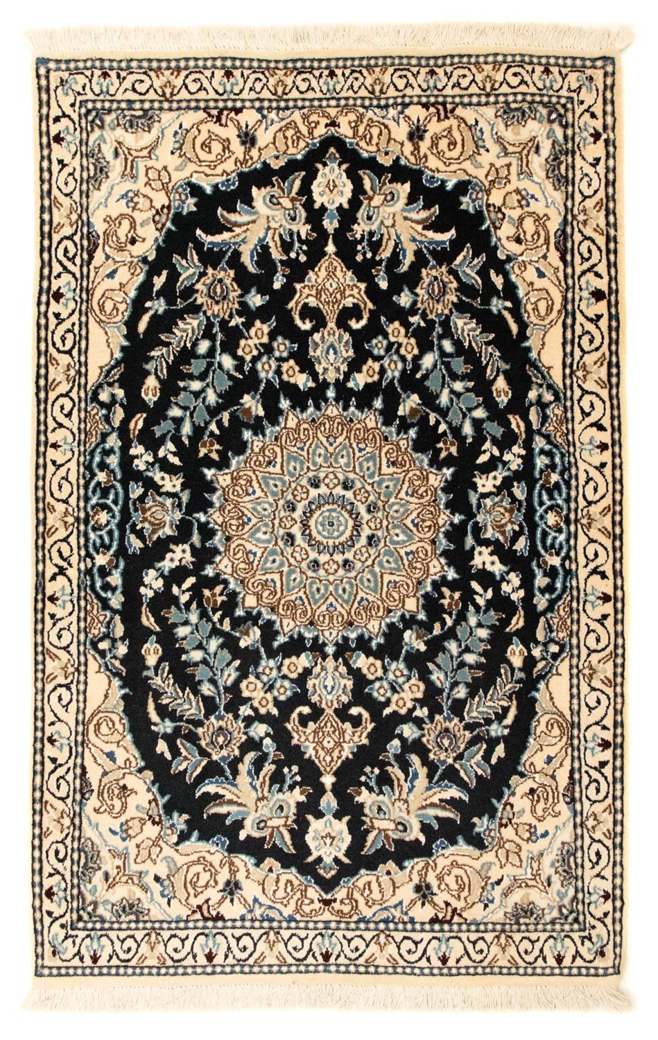 Tappeto Persero - Nain - Reale - 133 x 83 cm - blu scuro