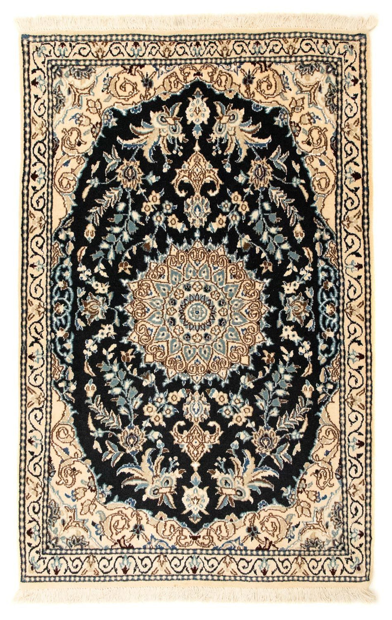 Tappeto Persero - Nain - Reale - 133 x 83 cm - blu scuro