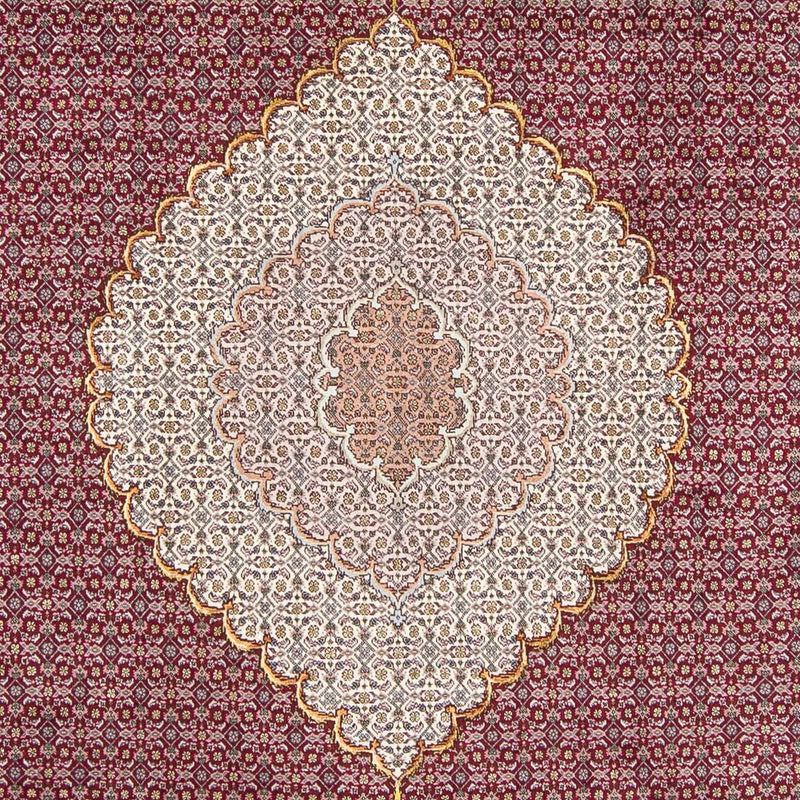 Tappeto Persero - Tabriz - 297 x 203 cm - rosso scuro