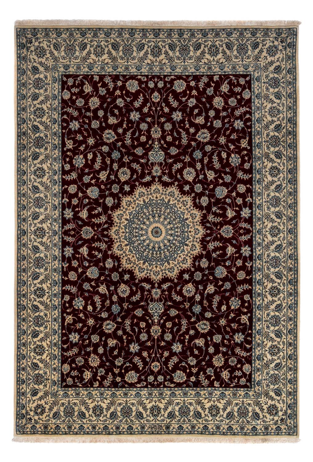 Tappeto Persero - Nain - Reale - 342 x 250 cm - rosso scuro