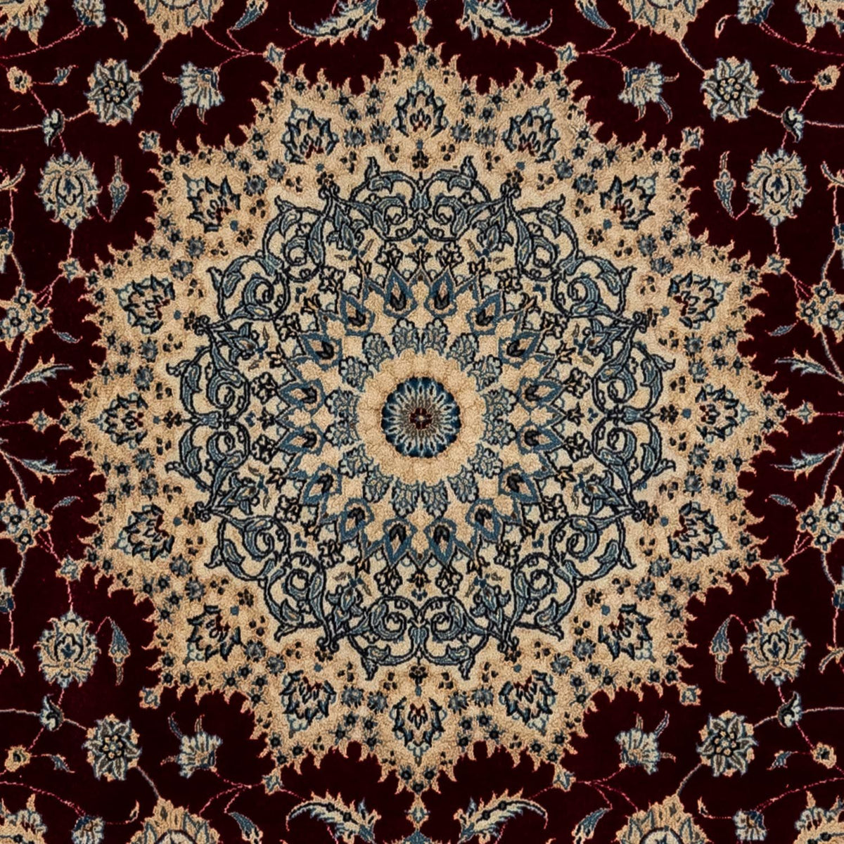 Tappeto Persero - Nain - Reale - 342 x 250 cm - rosso scuro
