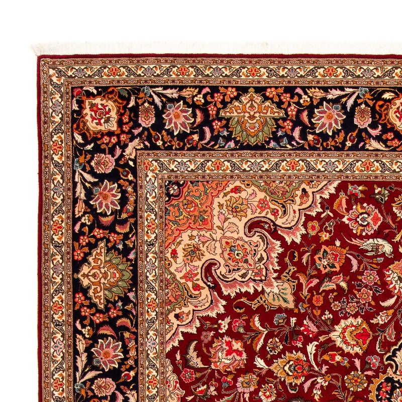 Tappeto Persero - Tabriz - Reale - 303 x 209 cm - rosso scuro