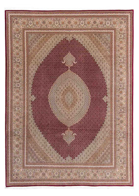 Tappeto Persero - Tabriz - 351 x 254 cm - rosso scuro