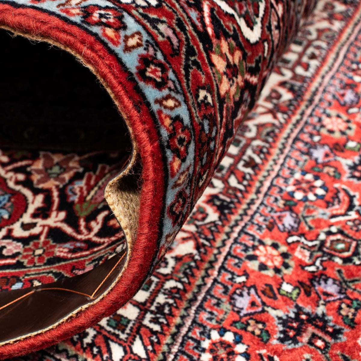 Tappeto Persero - Bidjar - 254 x 174 cm - rosso scuro