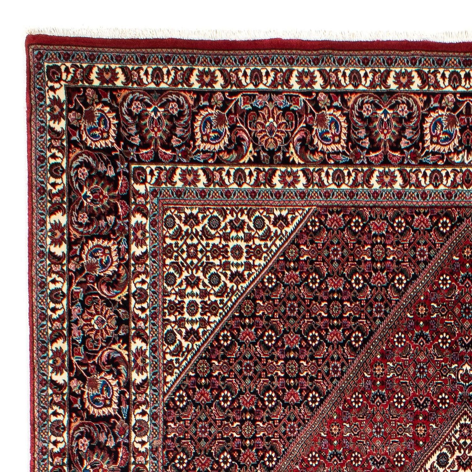 Tappeto Persero - Bidjar - 305 x 203 cm - rosso scuro