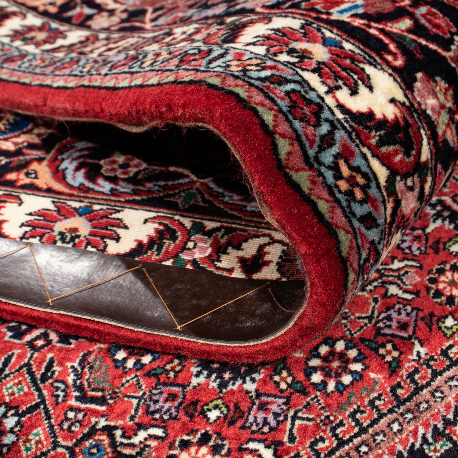 Tappeto Persero - Bidjar - 305 x 203 cm - rosso scuro