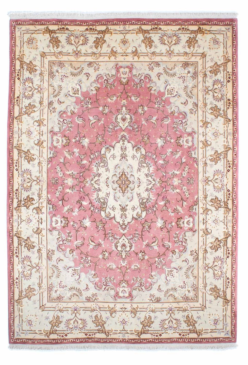 Tappeto Persero - Tabriz - Reale - 236 x 166 cm - rosa