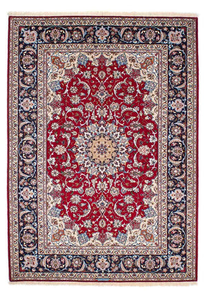 Tappeto Persero - Isfahan - Premio - 227 x 164 cm - rosso scuro