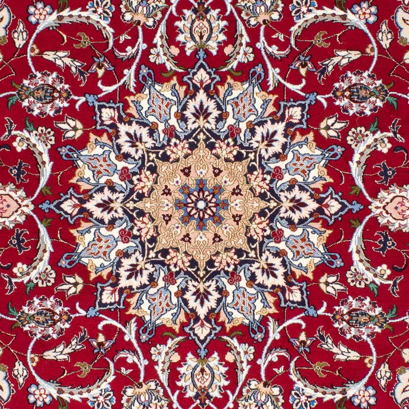 Tappeto Persero - Isfahan - Premio - 227 x 164 cm - rosso scuro