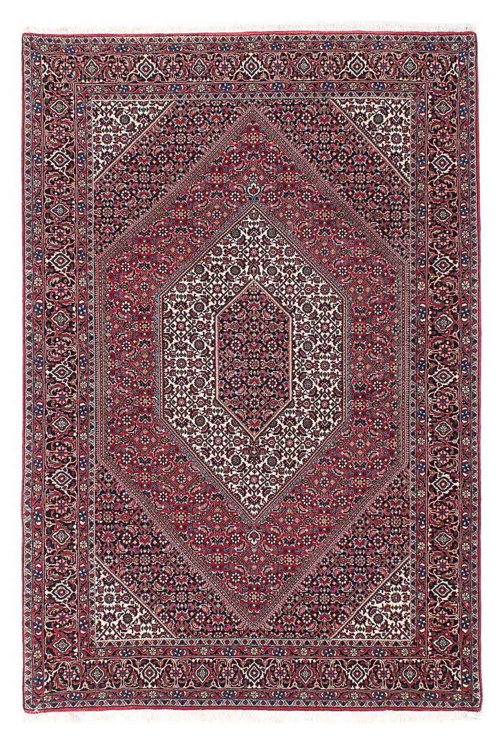 Tappeto Persero - Bidjar - 206 x 132 cm - rosso scuro