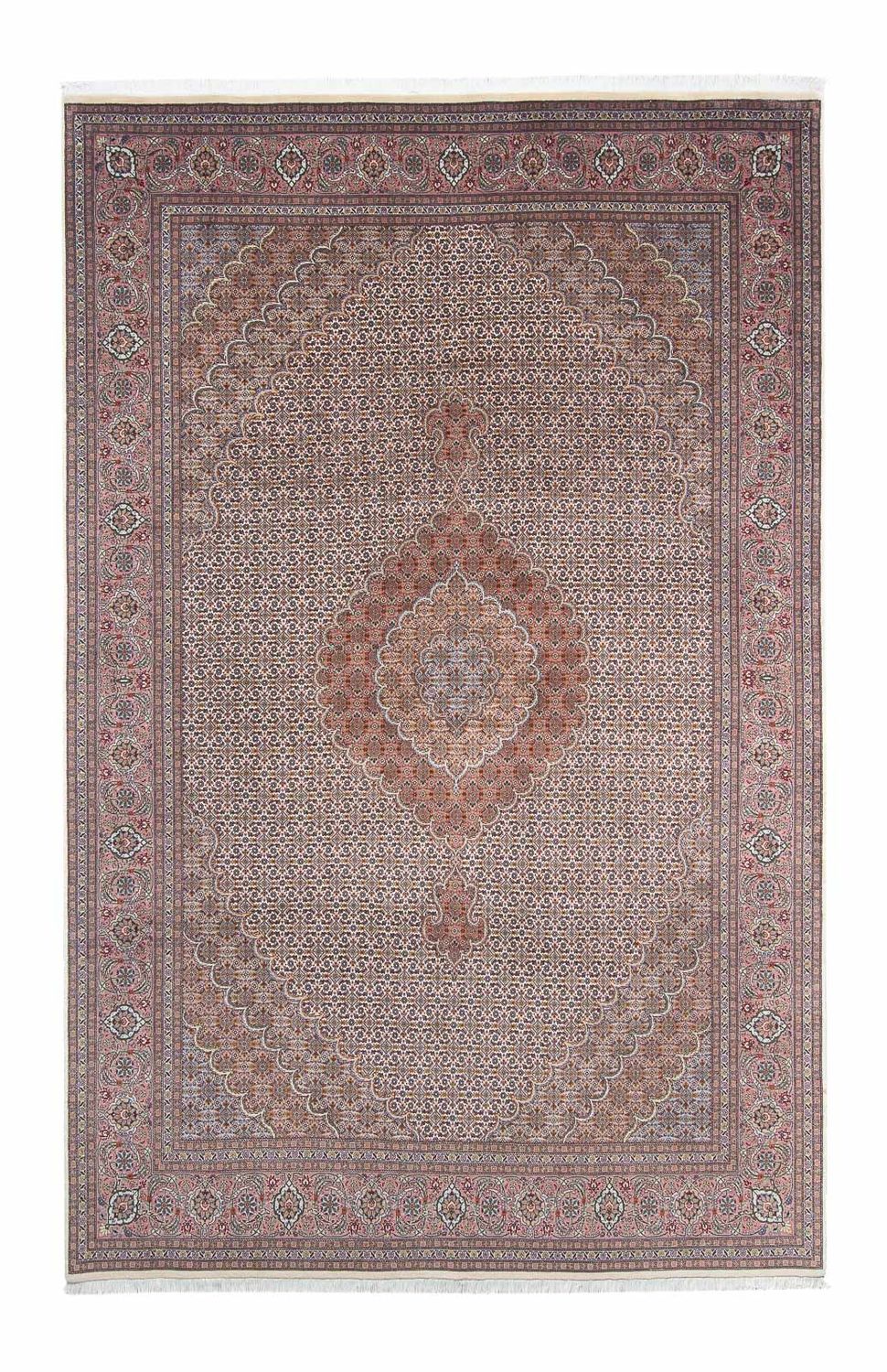 Tappeto Persero - Tabriz - 307 x 197 cm - marrone chiaro