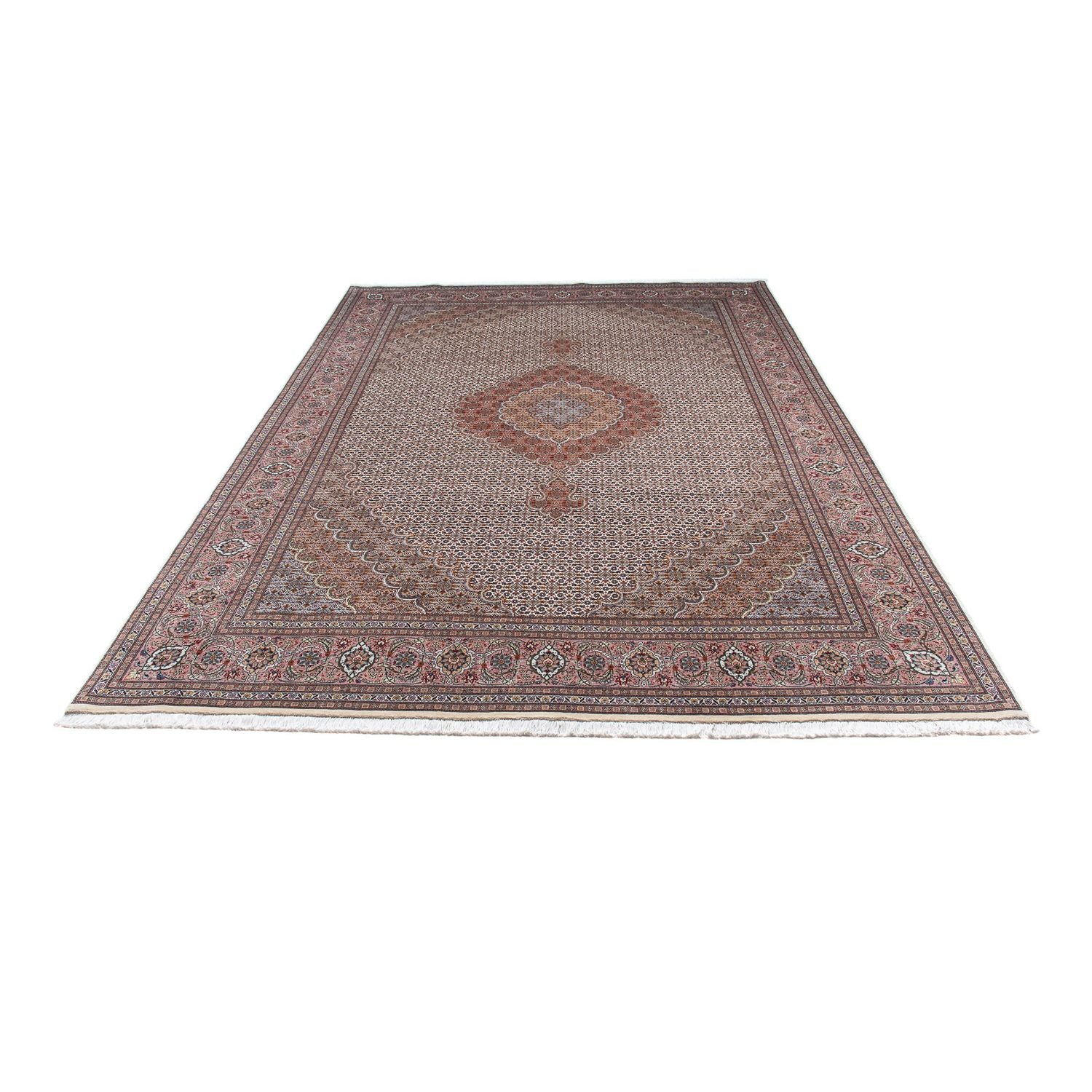 Tappeto Persero - Tabriz - 307 x 197 cm - marrone chiaro