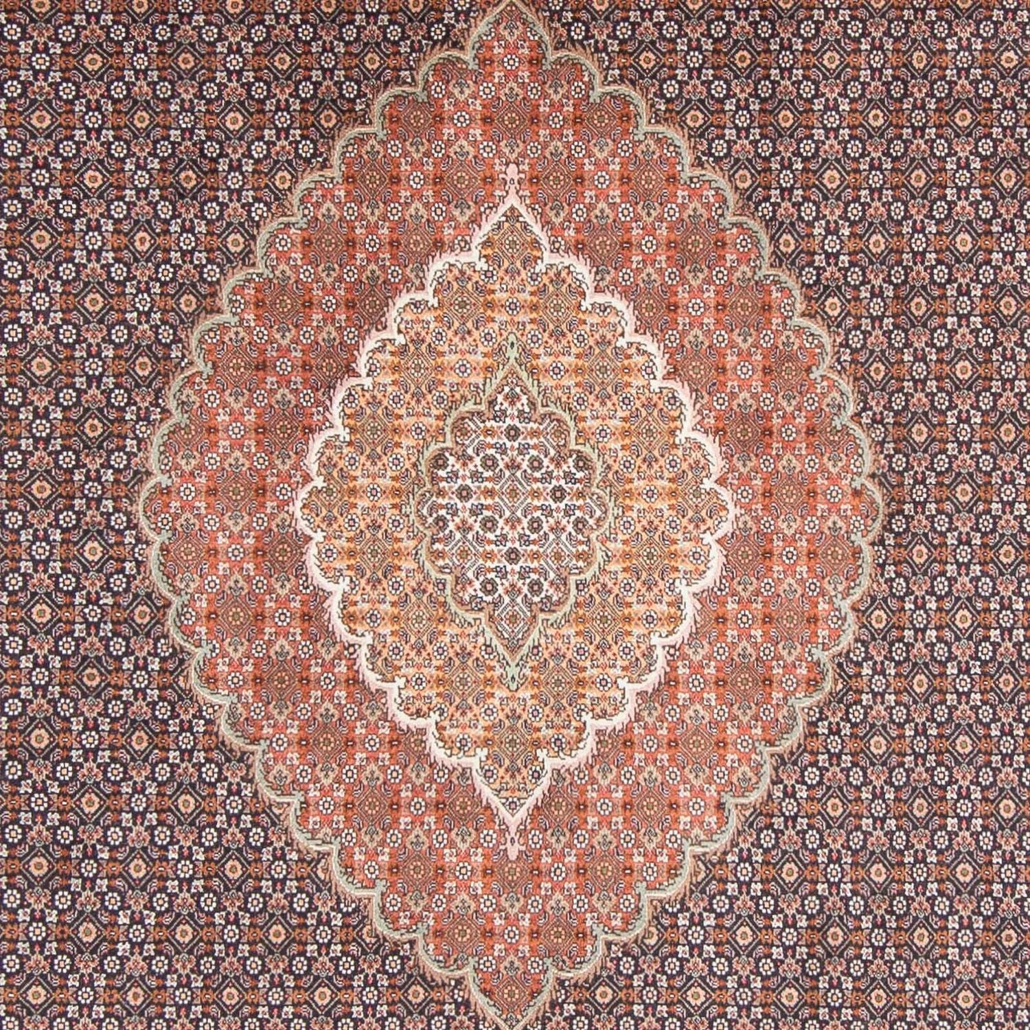 Tappeto Persero - Tabriz - 310 x 202 cm - blu scuro