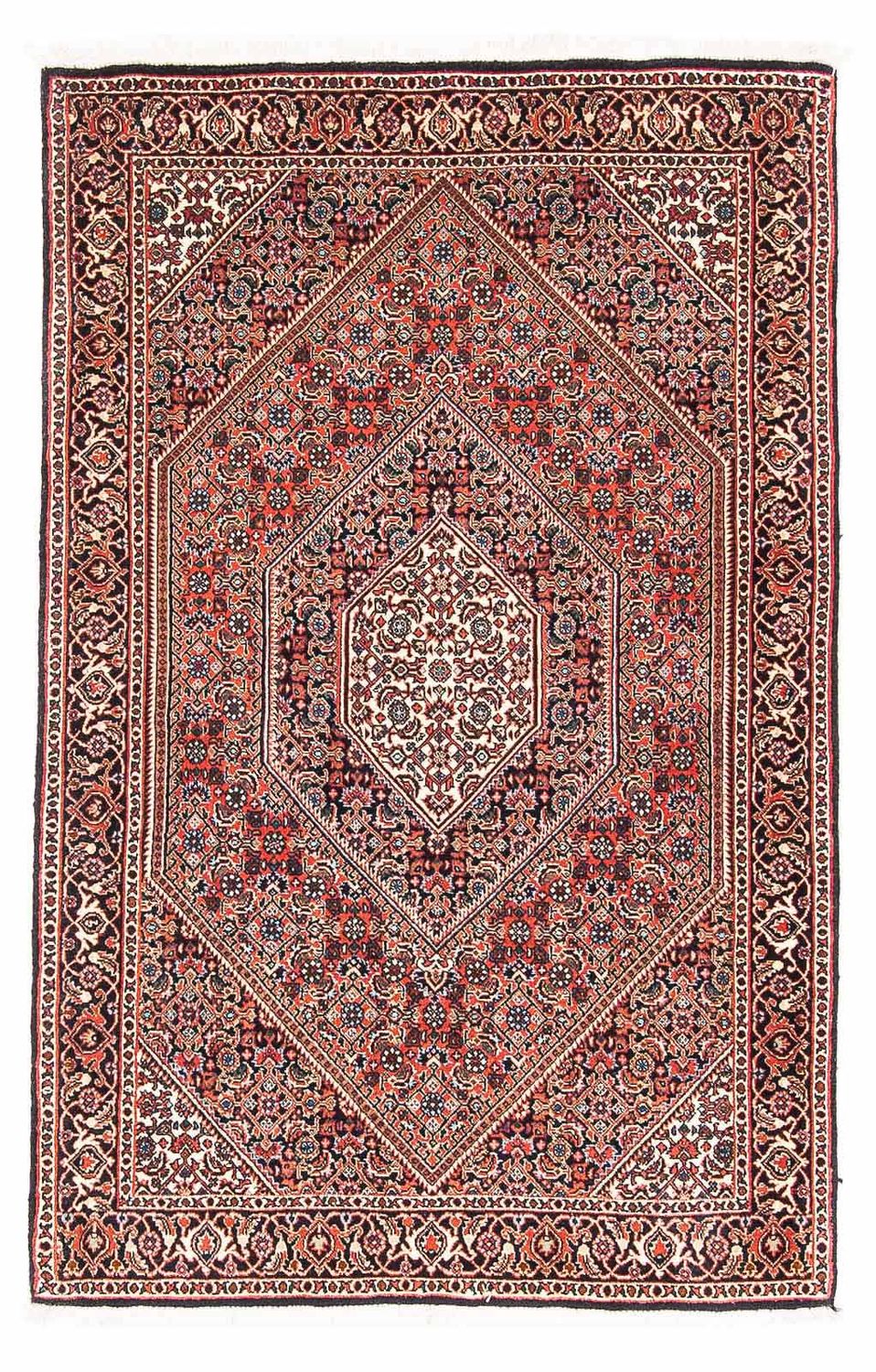 Tappeto Persero - Bidjar - 145 x 91 cm - rosso chiaro