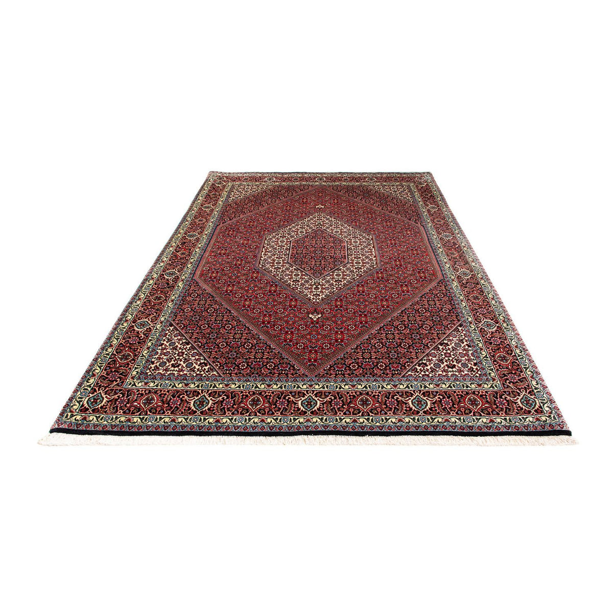 Tappeto Persero - Bidjar - 252 x 170 cm - rosso scuro