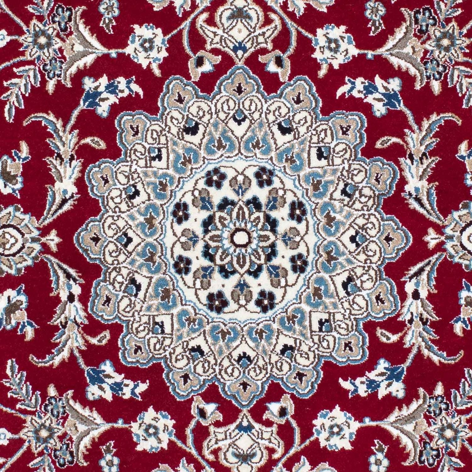 Tappeto Persero - Nain - Reale - 171 x 112 cm - rosso scuro