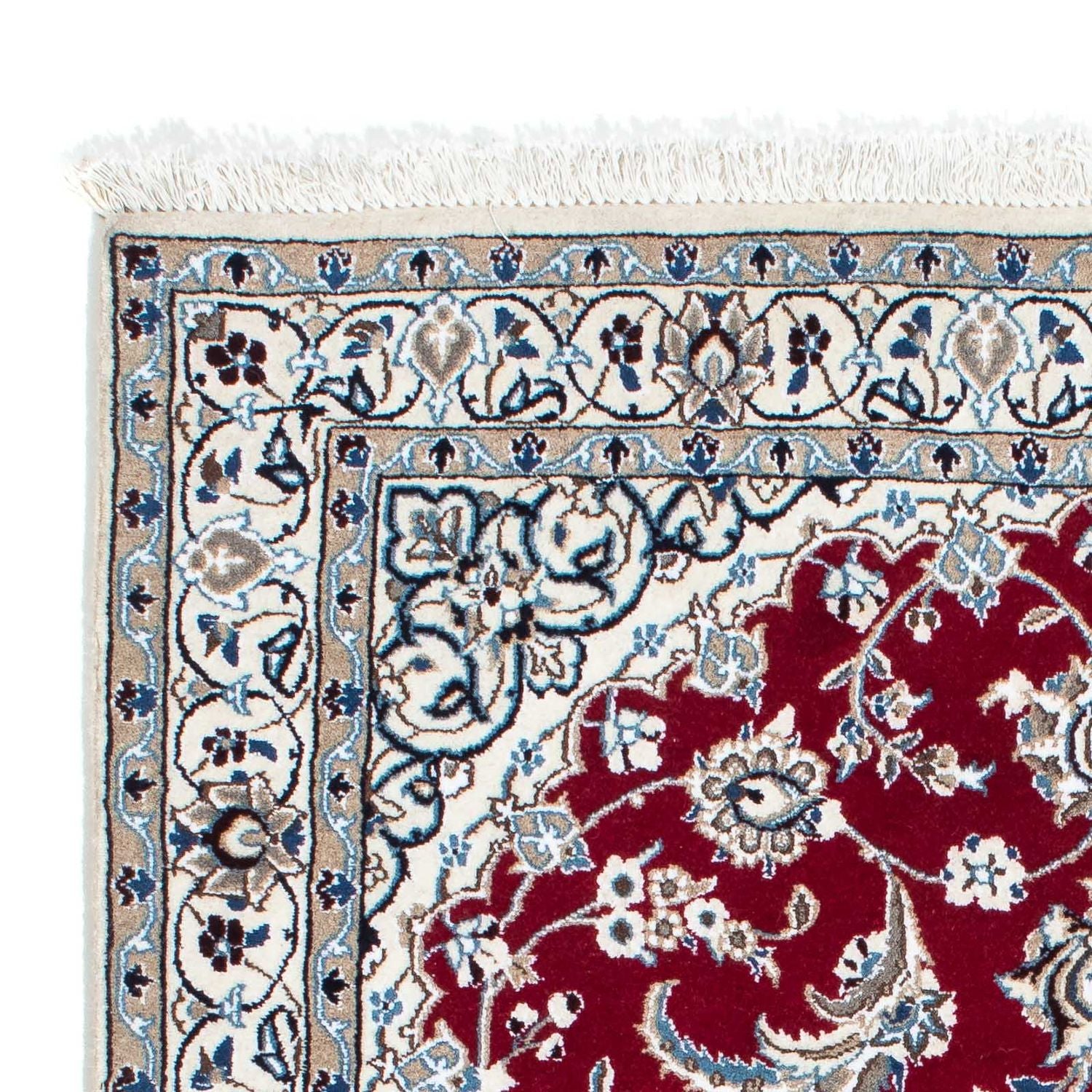 Tappeto Persero - Nain - Reale - 171 x 112 cm - rosso scuro