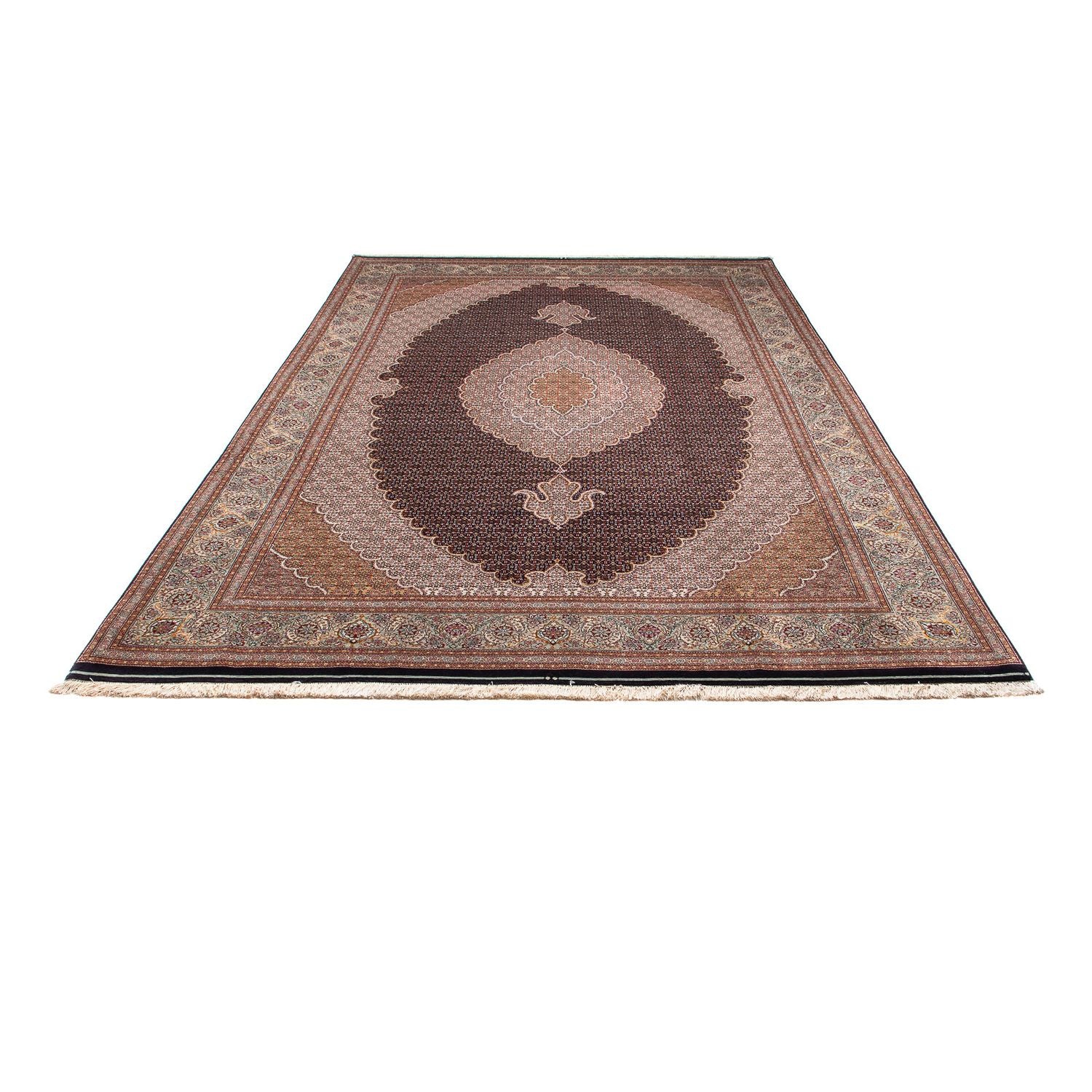 Tappeto Persero - Tabriz - 298 x 198 cm - marrone chiaro