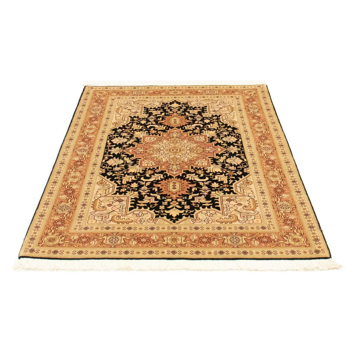 Tappeto Persero - Tabriz - Reale - 142 x 100 cm - nero