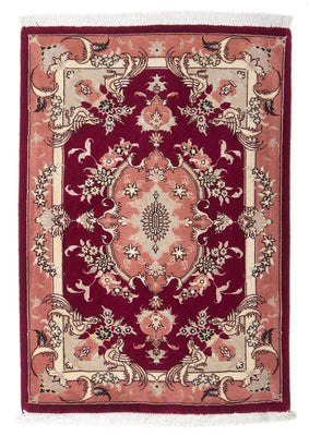 Tappeto Persero - Tabriz - Reale - 85 x 61 cm - rosso scuro