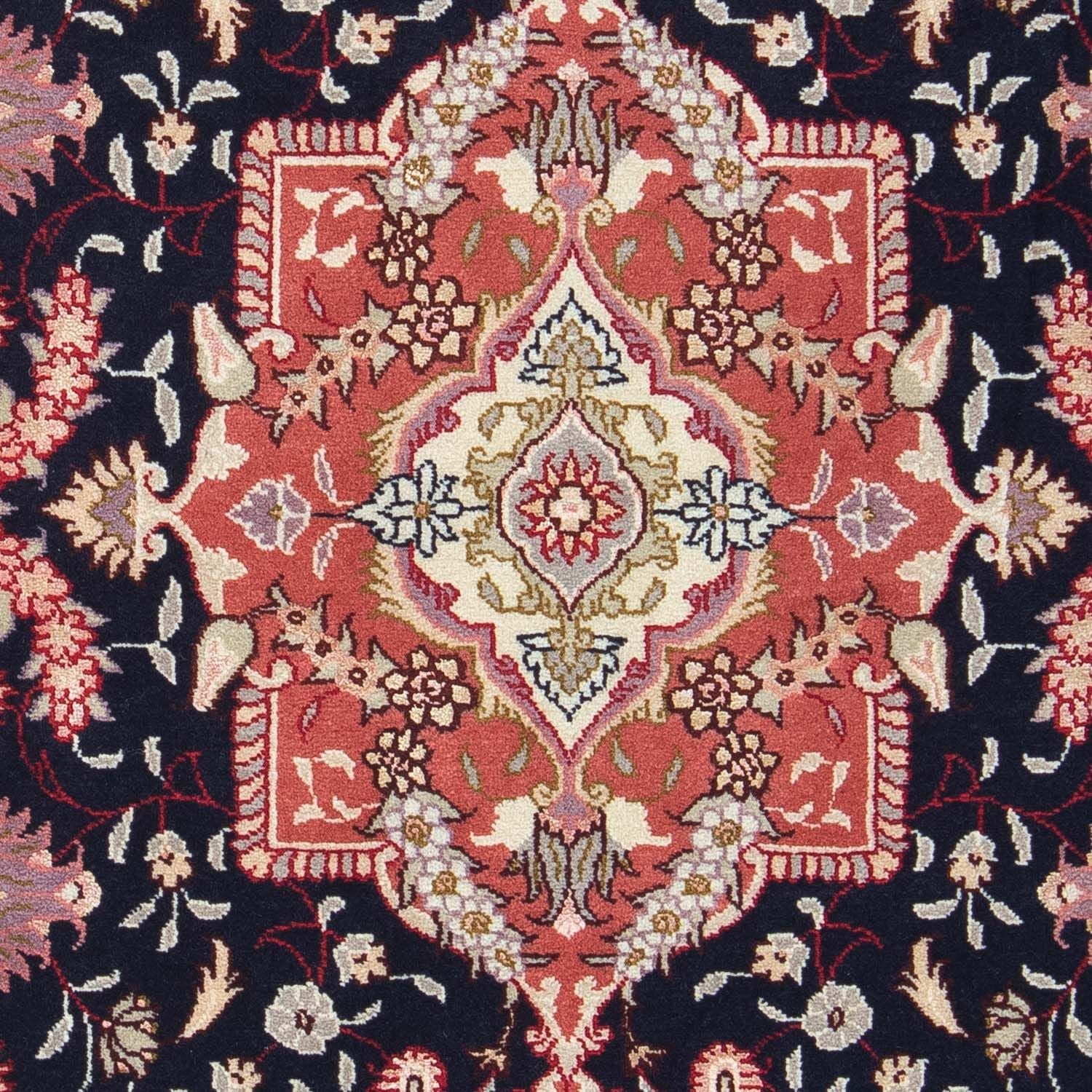 Tappeto Persero - Tabriz - Reale - 90 x 61 cm - blu scuro