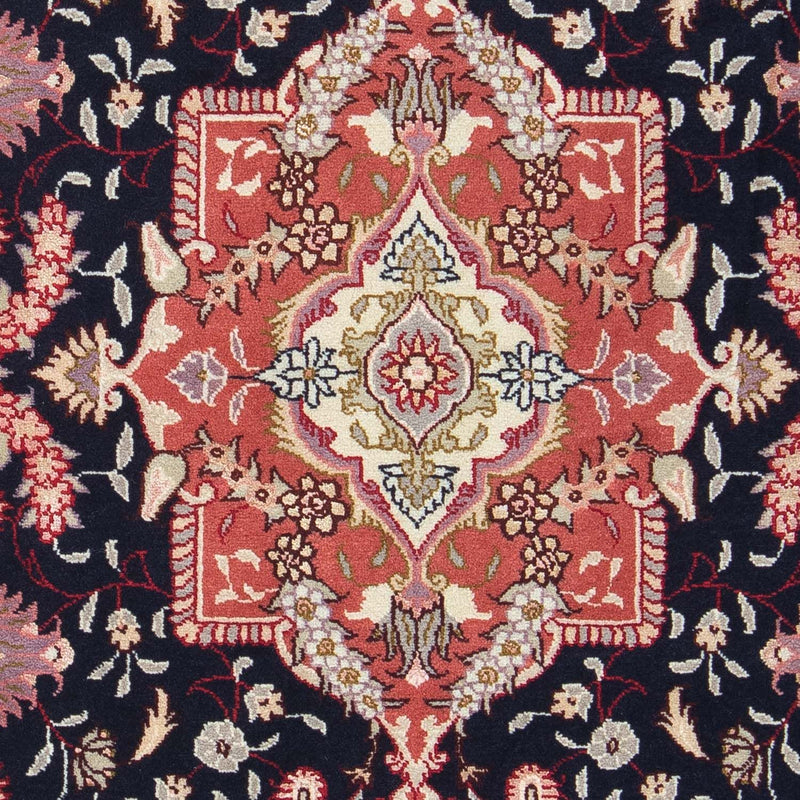 Tappeto Persero - Tabriz - Reale - 90 x 61 cm - blu scuro