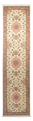 Tappeto corsia Tappeto Persero - Tabriz - Reale - 300 x 74 cm - beige