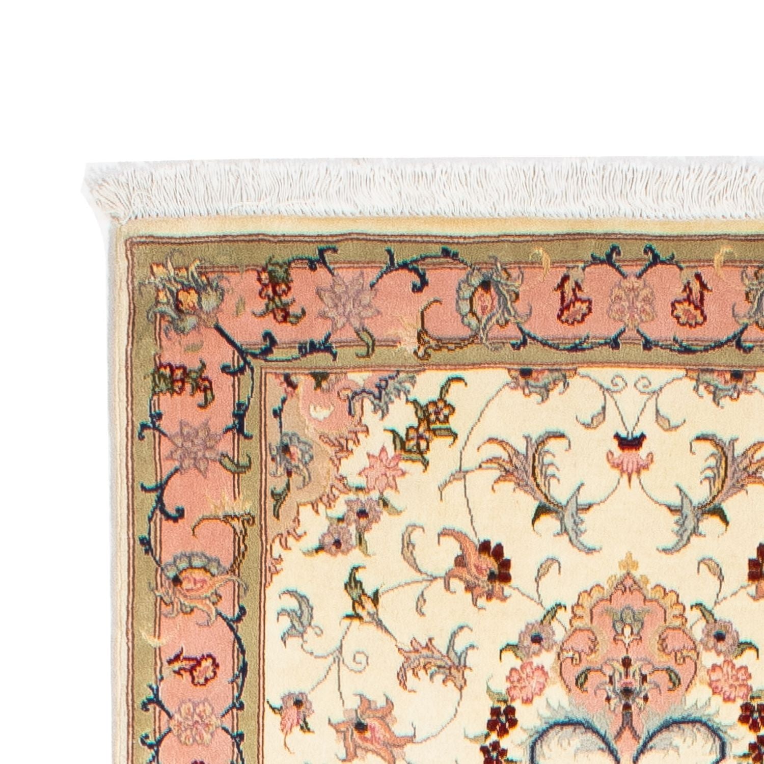 Tappeto corsia Tappeto Persero - Tabriz - Reale - 300 x 74 cm - beige