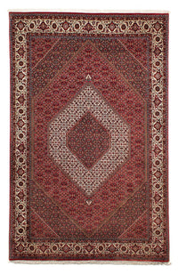 Tappeto Persero - Bidjar - 302 x 203 cm - rosso scuro