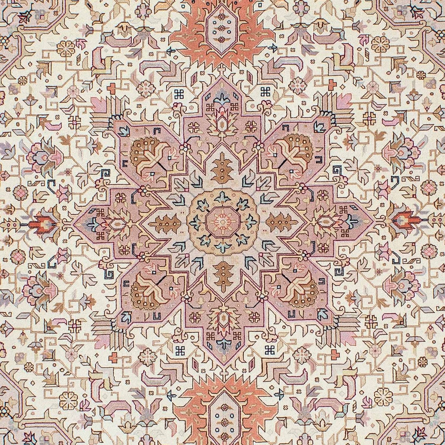 Tappeto Persero - Tabriz - Reale - 214 x 154 cm - beige