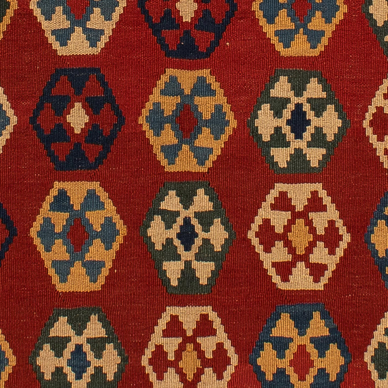 Tappeto Kelim - Orientale - 212 x 152 cm - rosso scuro