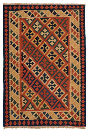 Tappeto Kelim - Orientale - 200 x 154 cm - marrone