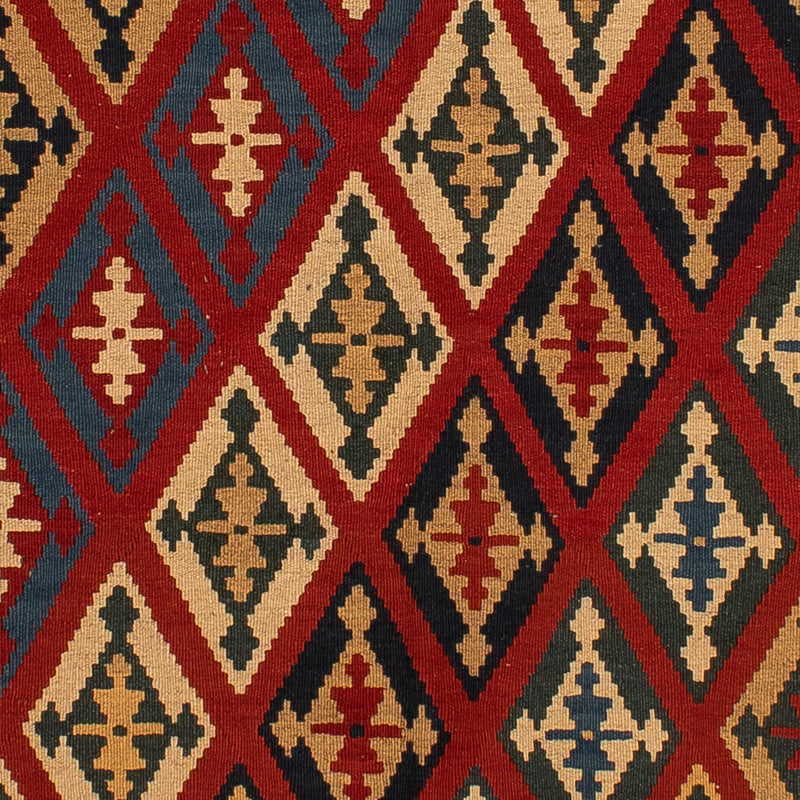Tappeto Kelim - Orientale - 209 x 154 cm - rosso scuro