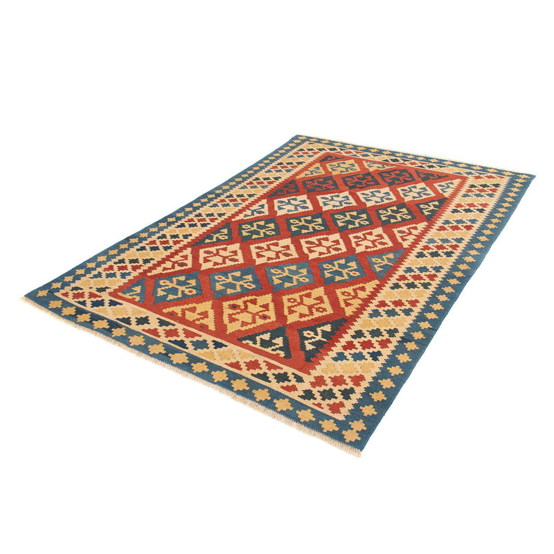 Tappeto Kelim - Orientale - 217 x 142 cm - rosso scuro