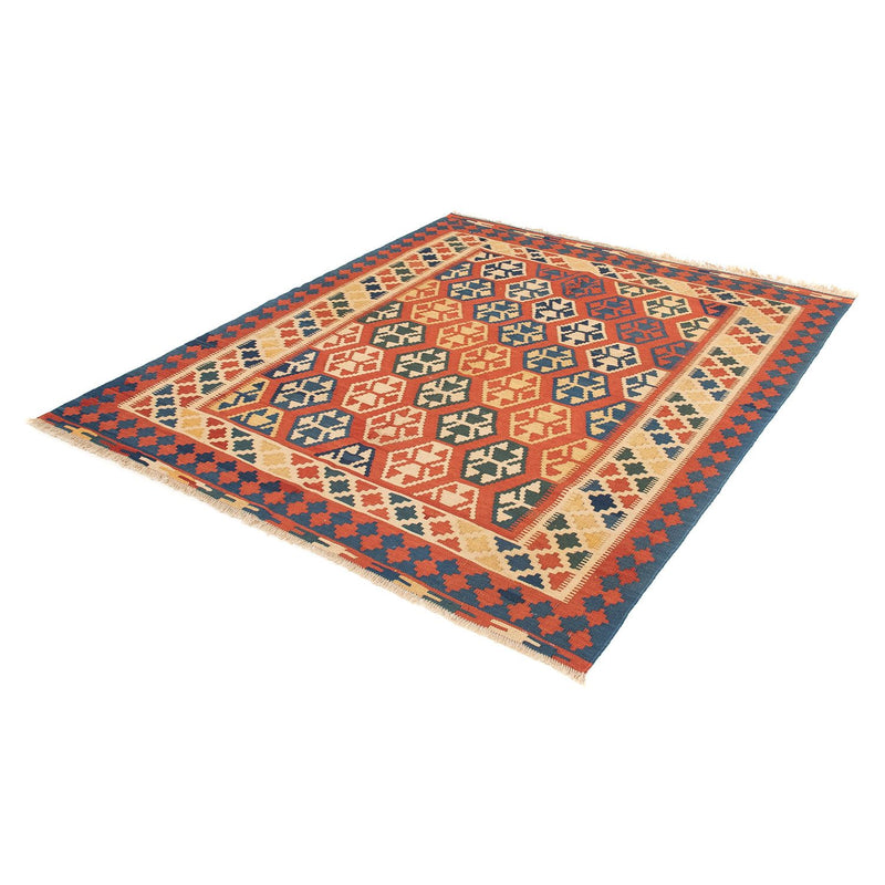 Tappeto Kelim - Orientale - 181 x 155 cm - rosso scuro
